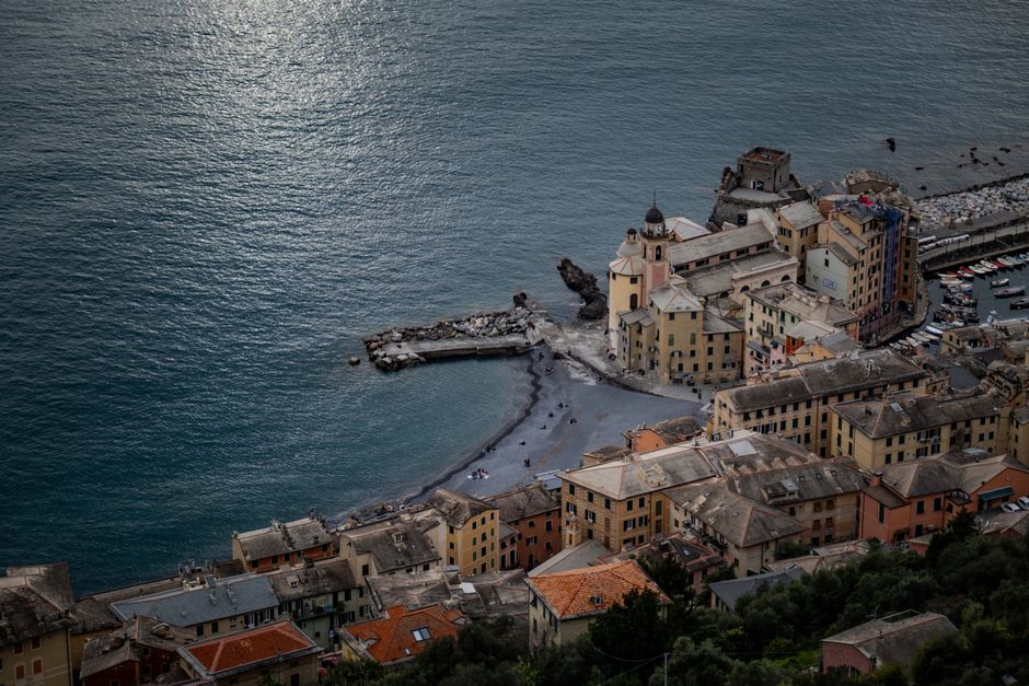 Harbour of a historic coastal town